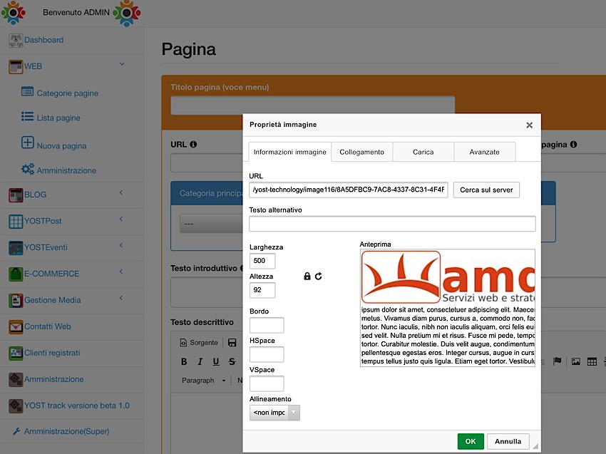 caricare foto da editor 2