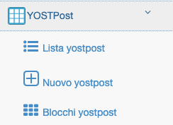 Blocchi post
